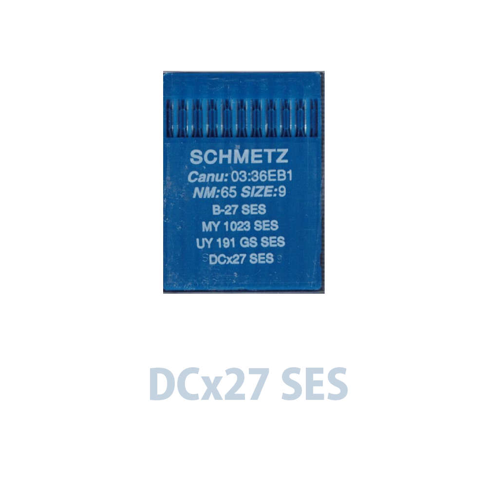 【工業用・職業用ミシン針】SCHMETZ（シュメッツ）DCx27SES / 10本入り