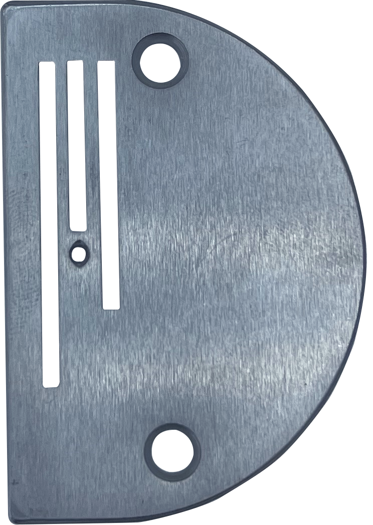 3枚送り用針板(一本針本縫いミシン用）